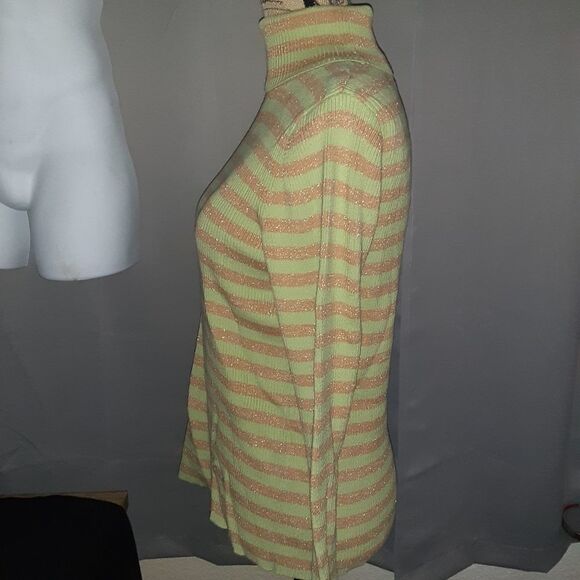 Moda International striped turtleneck - Picture 3 of 6